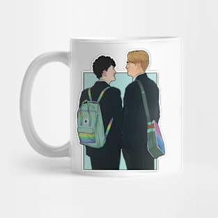 Charlie and Nick heartstopper - pride Mug